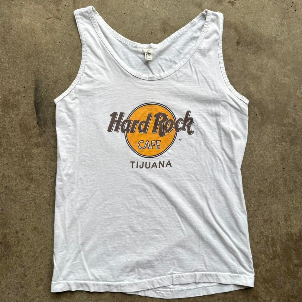 Hard-rock-cafe Men's White Vest